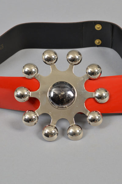 Massive 1960s Givenchy Space Age Star Belt