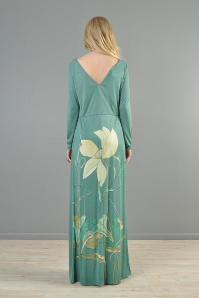 Mac Tac by Leonard Sunshine Floral Gown