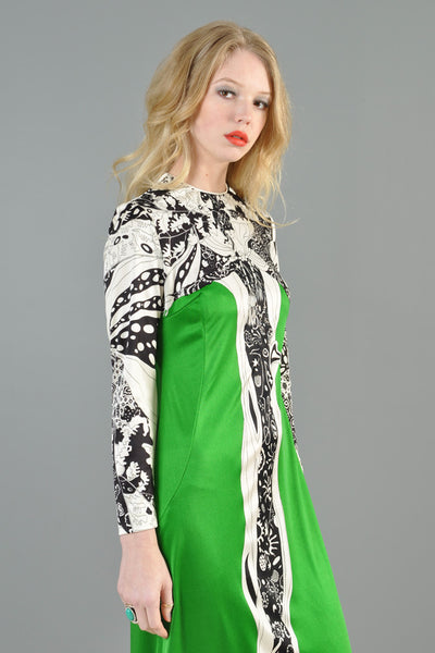 Mr Dino 1960s Aubrey Beardsley Inspired Tree Dress