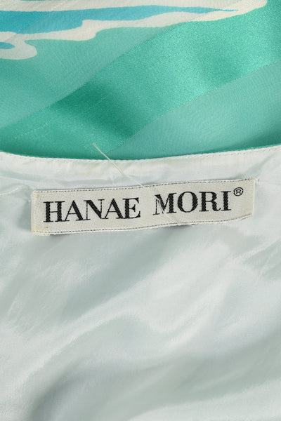 Hanae Mori Silk Caftan w/Massive Draped Sleeves