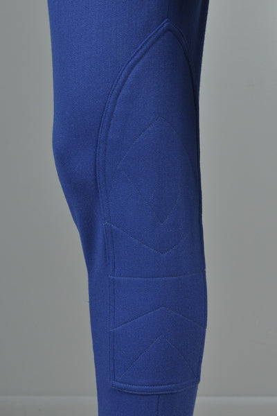 Hermès Royal Blue High Waisted Equestrian Pants