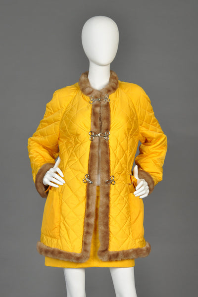 Jean Charles de Castelbajac Quilted Coat Suit