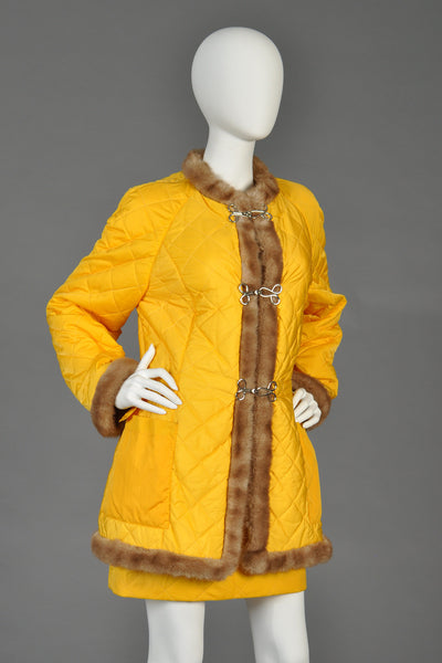 Jean Charles de Castelbajac Quilted Coat Suit