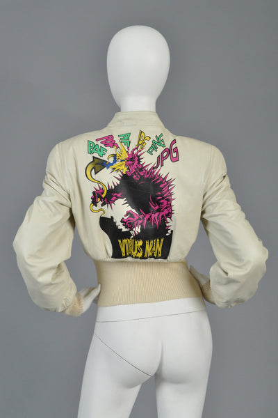 Jean Paul Gaultier 1995/96 Virus Man Leather Jacket