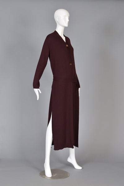 Vintage Jean Paul Gaultier Convertible Knit Cardigan Wrap Dress