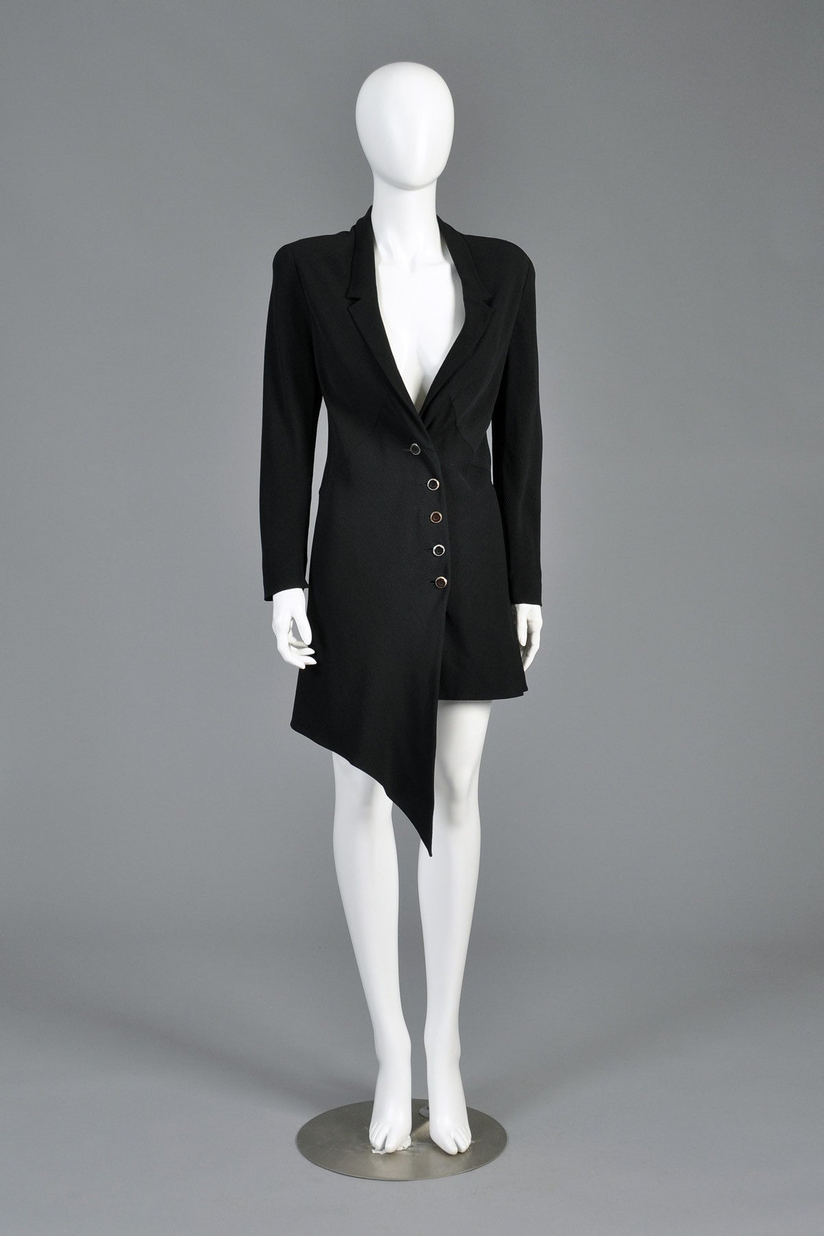 Karl Lagerfeld 1990s Asymmetrical Jacket Dress