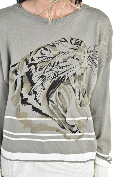The Roaring Tiger Sweater by Krizia