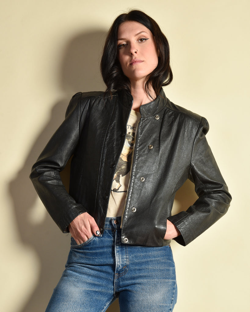 Lapiel 70s Leather Jacket – Bustown Modern