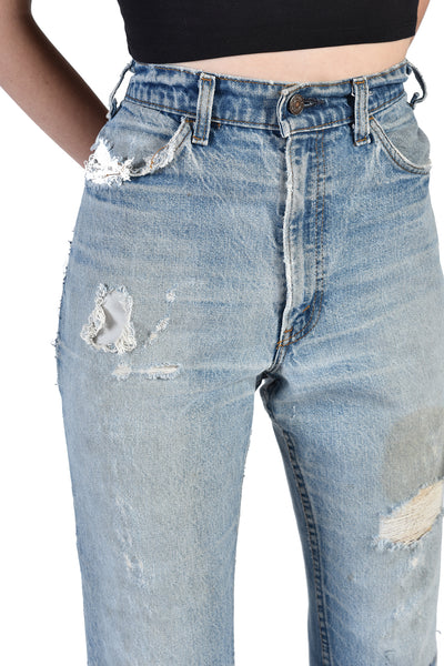 Levi's Patched 646 Flares 33x27