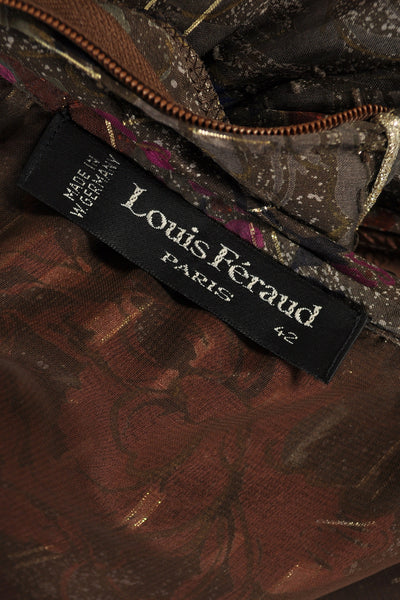 Louis Feraud Silk Dress + Cropped Jacket
