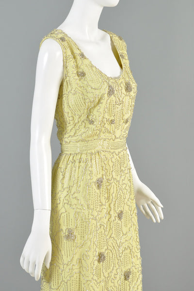 Malcolm Starr 1960s Beaded Gown
