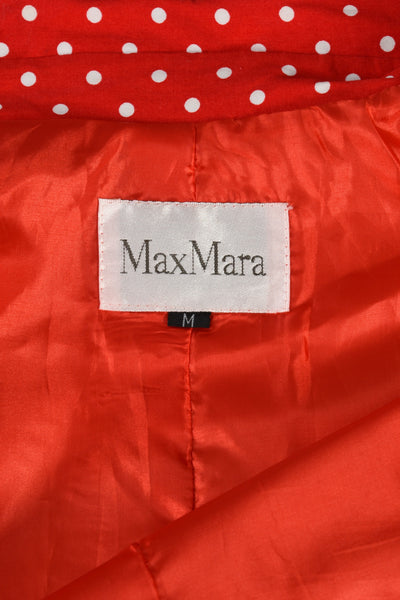 Max Mara Polkadot Trench Coat