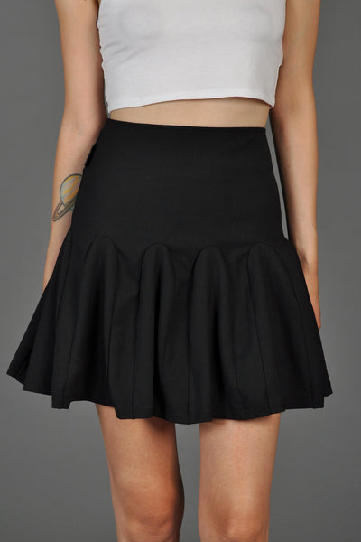 Moschino Architectural Gored Mini Skirt