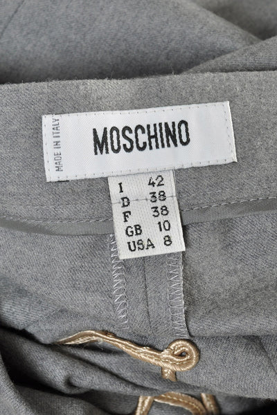 Moschino Military Band Embroidered Bell Pants