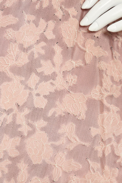1950s Nettie Rosenstein Lace Evening Gown