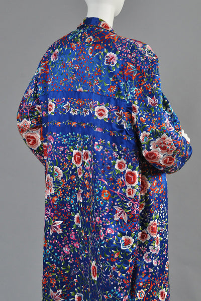 Norma Kamali OMO Asian Embroidered Coat