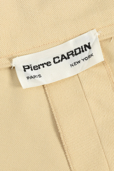 Pierre Cardin 1960s Zip Front Space Age Skirt