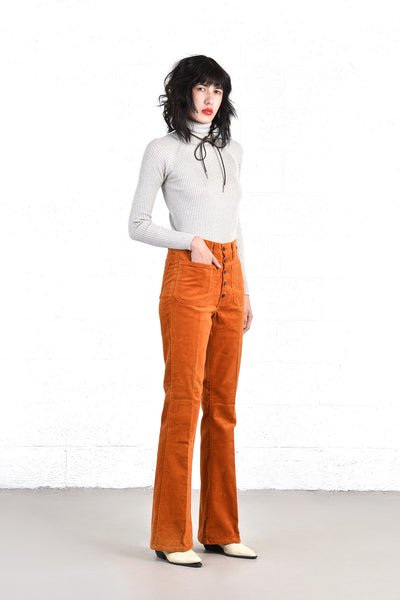 Shannon Brushed Corduroy 70s Bell Bottoms