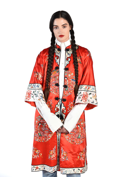 Charlize Chinese Embroidered Silk Jacket
