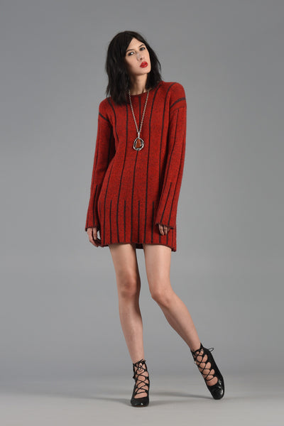 Neiman Marcus Cashmere Knit Mini Dress