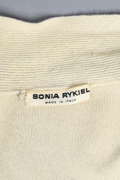 Sonia Rykiel Nautical Striped Knit Cardigan Sweater