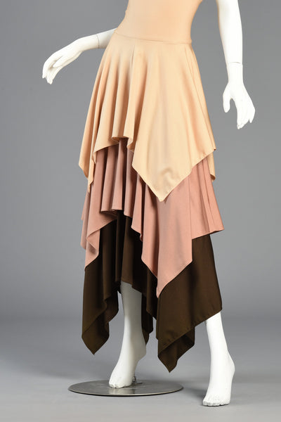 Bis & Beau 1970s Tiered Maxi Dress by Olivia Bis