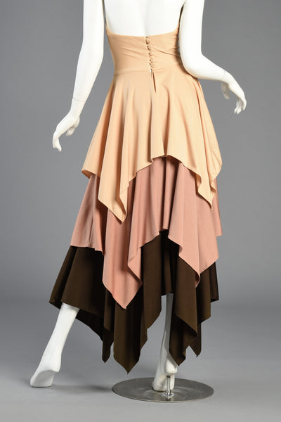 Bis & Beau 1970s Tiered Maxi Dress by Olivia Bis