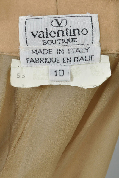 Valentino Silk Tiered Ruffle Trousers