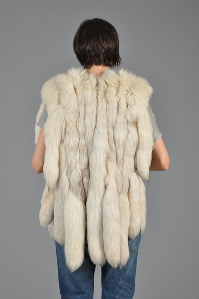Avant Garde Arctic Fox Tail Fur Gilet