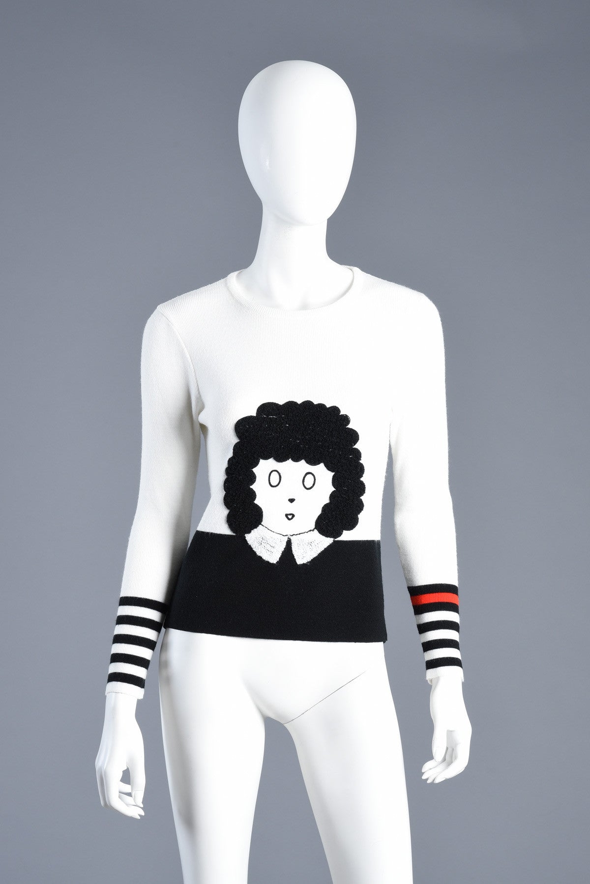 Graphic 1970s Little Orphan Annie Novelty Sweater