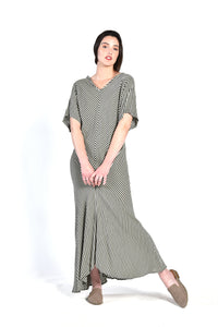Willow Moroccan Gauze Striped Dress
