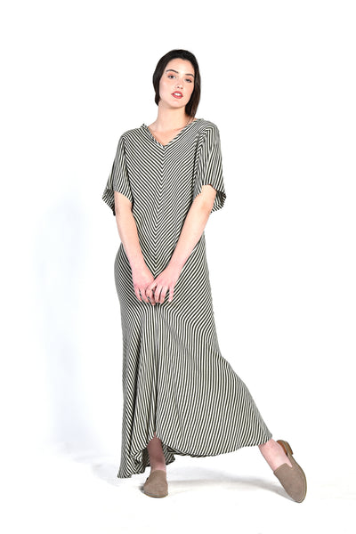 Willow Moroccan Gauze Striped Dress