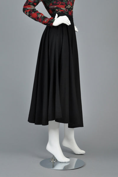 Yves Saint Laurent 1970s Cashmere Skirt