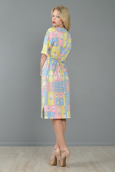 Bessi Psychedelic Hearts + Spades Dress
