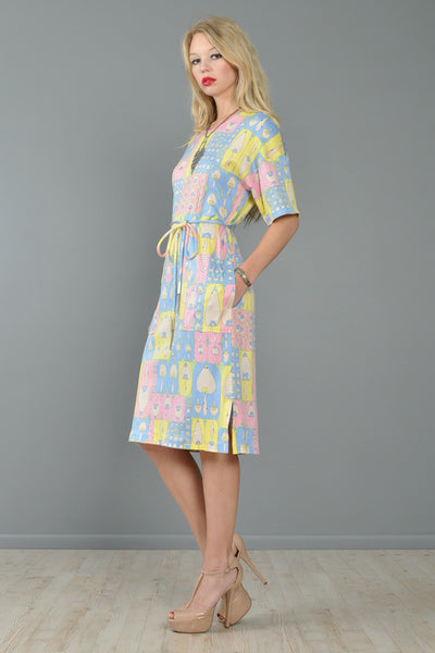 Bessi Psychedelic Hearts + Spades Dress