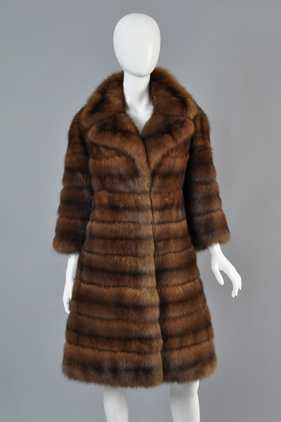 Birger Christensen 1960s Russian Sable Fur Coat