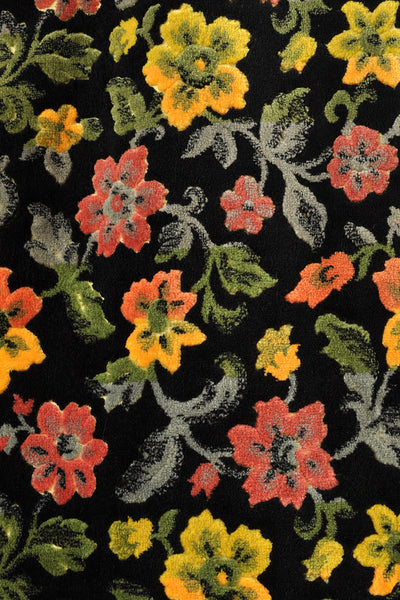 Velveteen 1960s Floral Tapestry Gilet