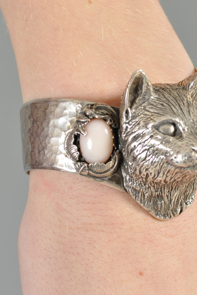 Sterling Silver MEOW Cat Bead – 100Sterling