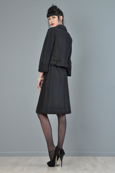 Christian Dior New York Vintage 1960s Wool + Silk Suit
