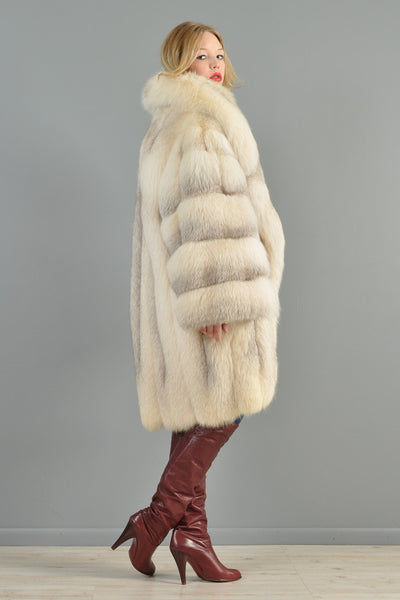 Claude Montana Shadow Fox Fur Coat