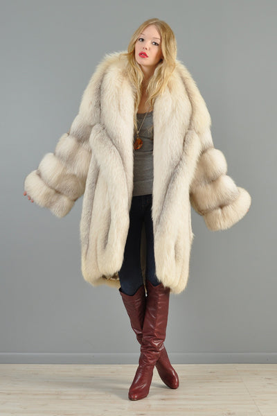 Claude Montana Shadow Fox Fur Coat