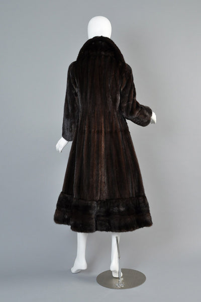Galanos 1970s Mink Fur Princess Coat