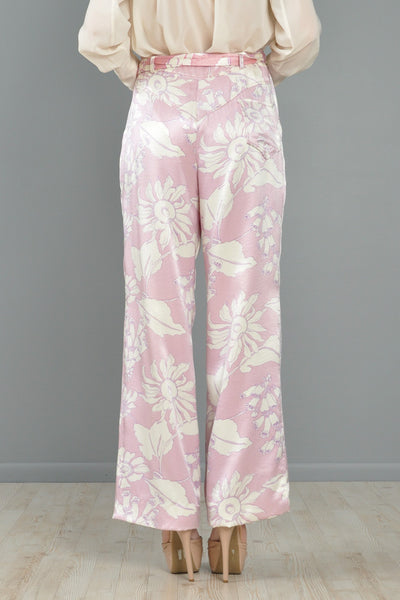 Geoffrey Beene Wide-Legged Floral Trousers