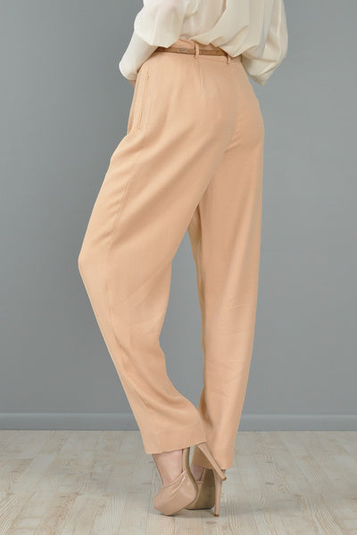 Armani High-Waisted Twill Trousers