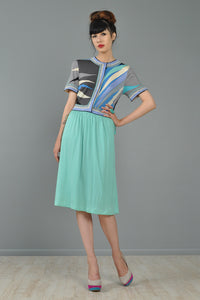 Emilio Pucci 1960s Silk Jersey Dress