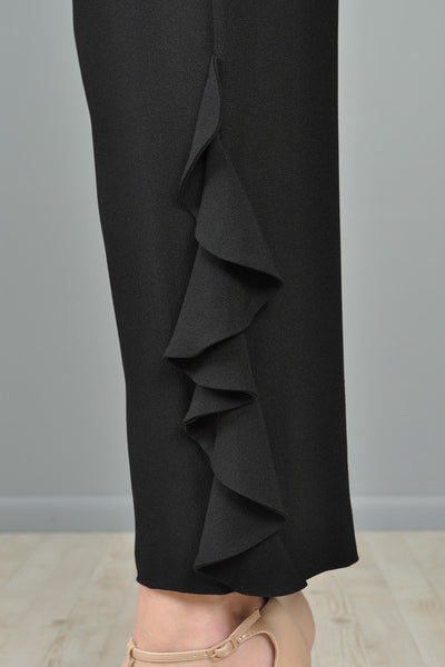 Valentino High-Waisted Ruffle Trousers