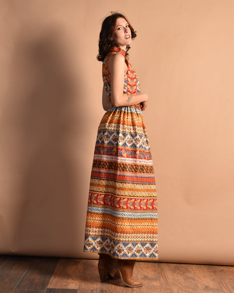 Morton Myles 60s Batik Dress