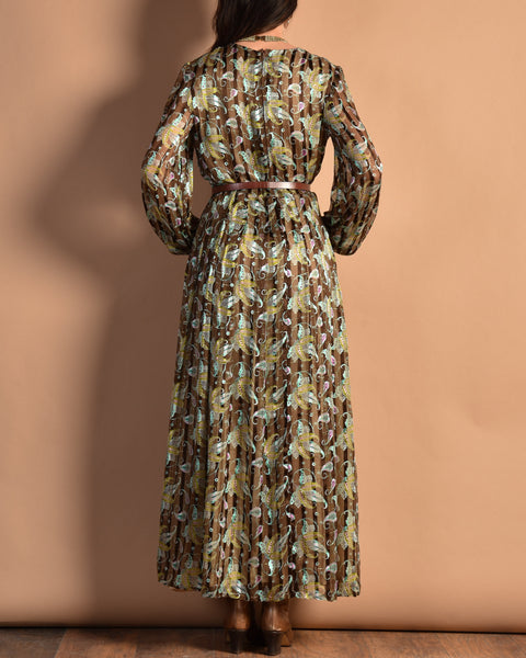 Philoméne 70s Silk Dress