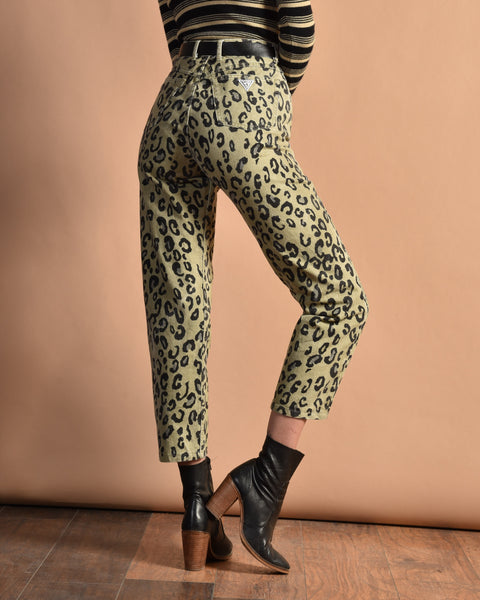 Guess 1980s Leopard Print Jeans